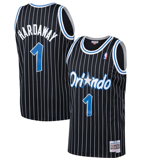 Orlando Magic Penny Hardaway Mitchell & Ness Hardwood Classics Swingman Jersey - Black