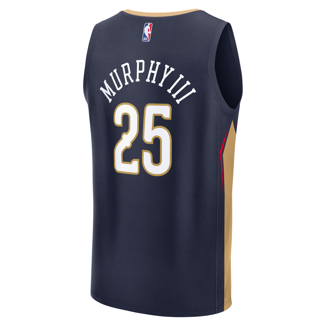 New Orleans Pelicans Trey Murphy III Fanatics Fast Break Replica Jersey - Navy - Icon Edition