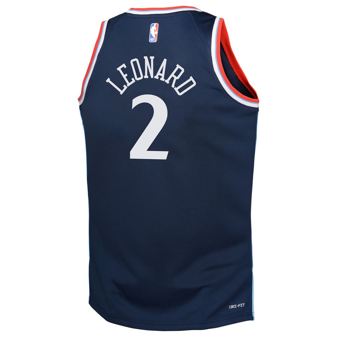 LA Clippers Kawhi Leonard Nike Youth Swingman Jersey - Icon Edition - Royal