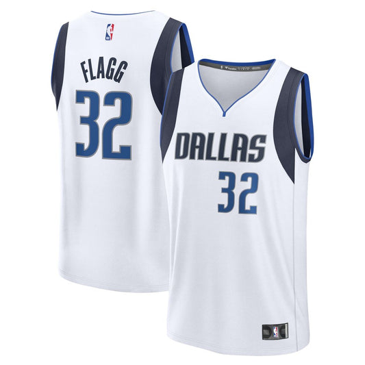 Dallas Mavericks Cooper Flagg Fanatics 2025 NBA Draft First Round Pick Fast Break Replica Jersey - Association Edition - White