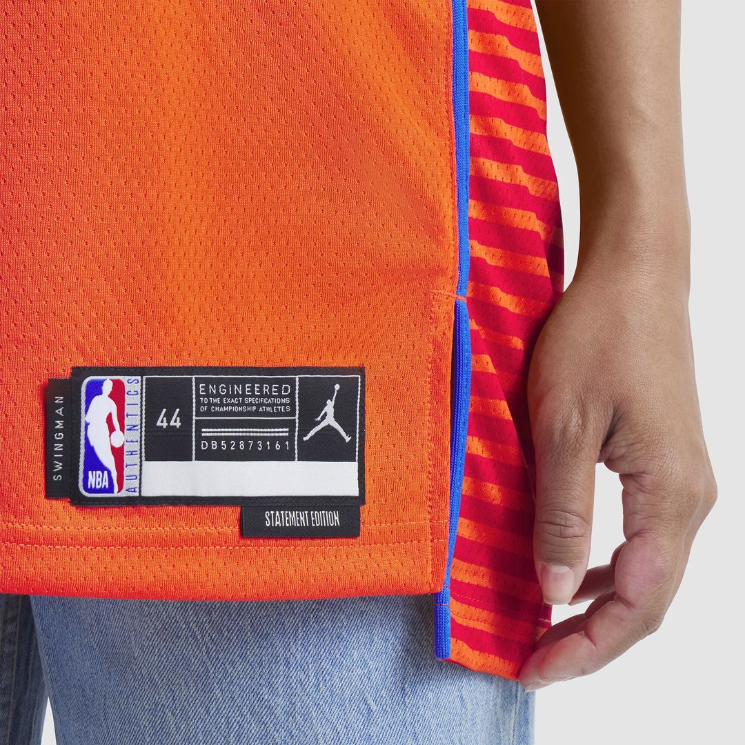 Oklahoma City Thunder Shai Gilgeous - Alexander Jordan Brand Unisex Swingman Jersey - Statement Edition - Orange