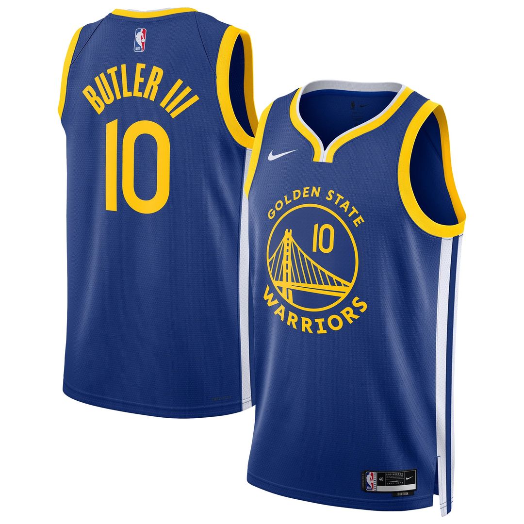 Golden State Warriors Jimmy Butler III Nike Male Swingman Player Jersey - Icon Edition - Royal