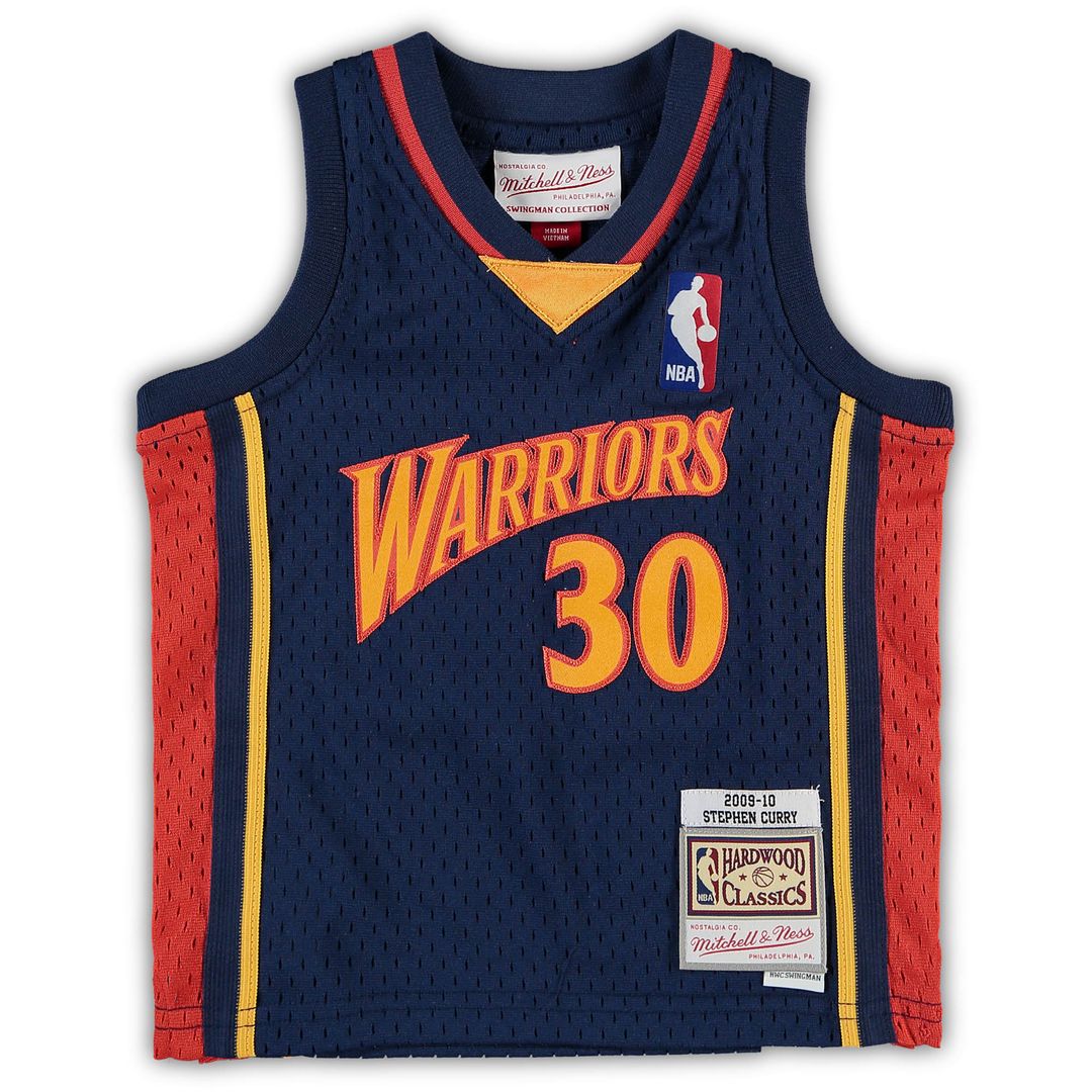 Golden State Warriors Stephen Curry Mitchell & Ness Infant Historic Logo Jersey - Navy