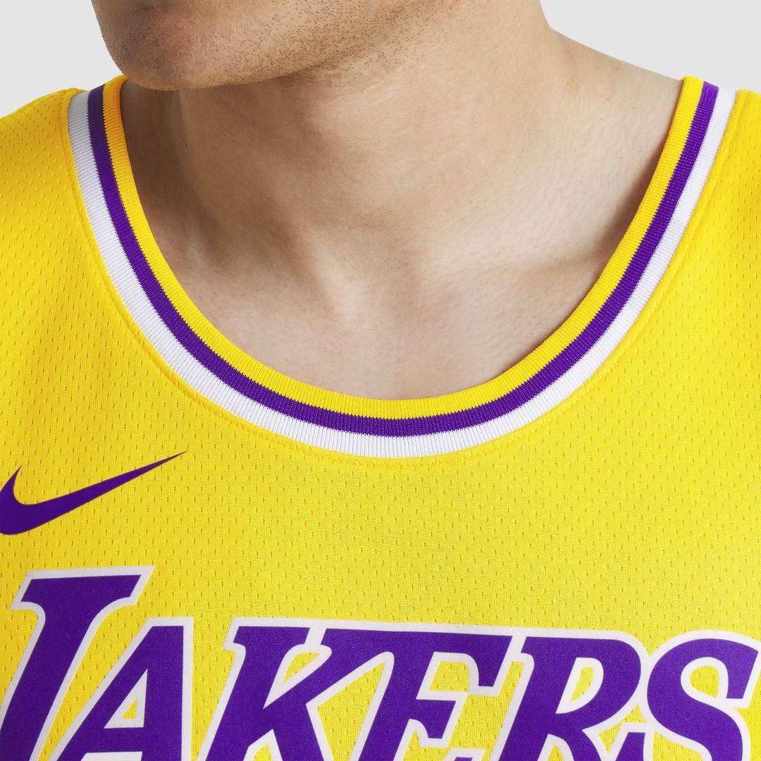 Los Angeles Lakers LeBron James Nike Unisex Swingman Jersey - Icon Edition - Gold