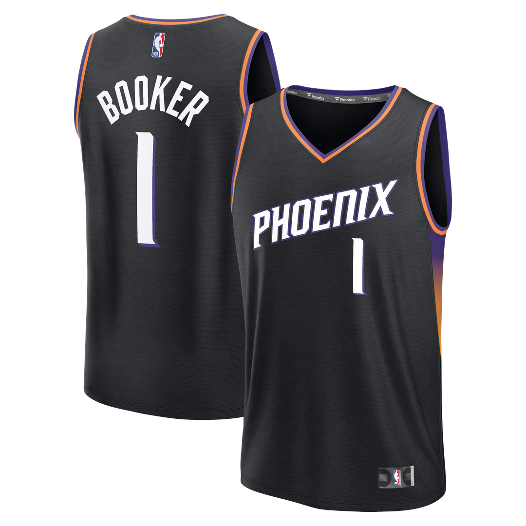 Phoenix Suns Devin Booker Fanatics Fast Break Jersey - Statement Edition - Black