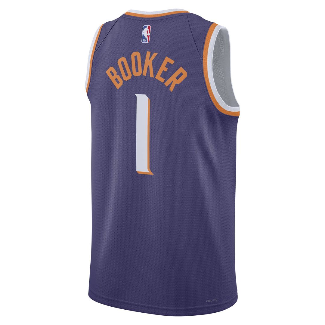 Phoenix Suns Devin Booker Nike Unisex Swingman Jersey - Icon Edition - Purple