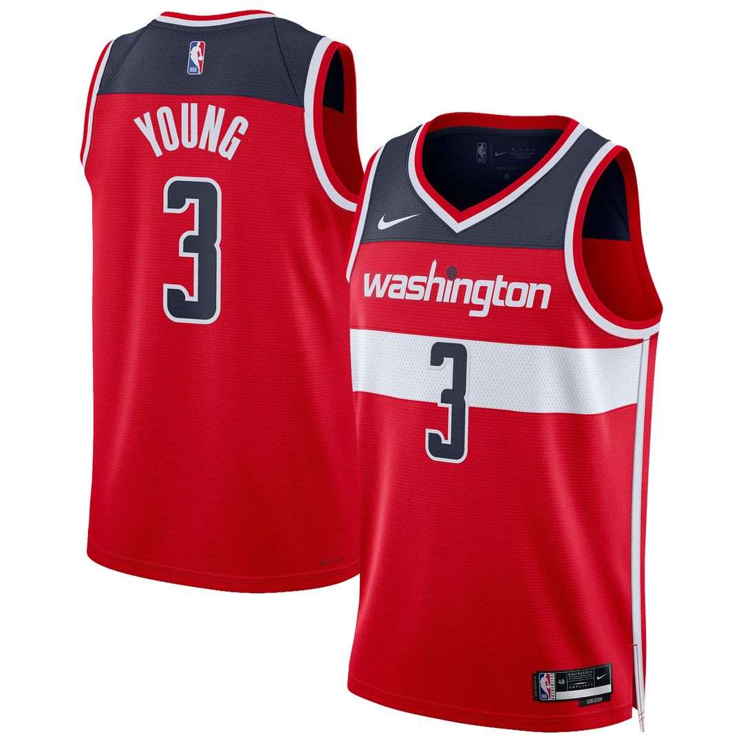 Washington Wizards Trae Young Nike Unisex Swingman Jersey - Icon Edition - Red