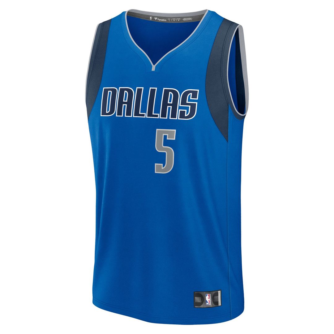 Dallas Mavericks D'Angelo Russell Fanatics Fast Break Replica Player Jersey - Icon Edition - Blue