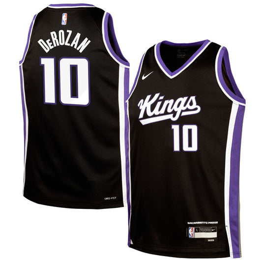 Sacramento Kings DeMar DeRozan Nike Youth Swingman Jersey - Icon Edition - Black