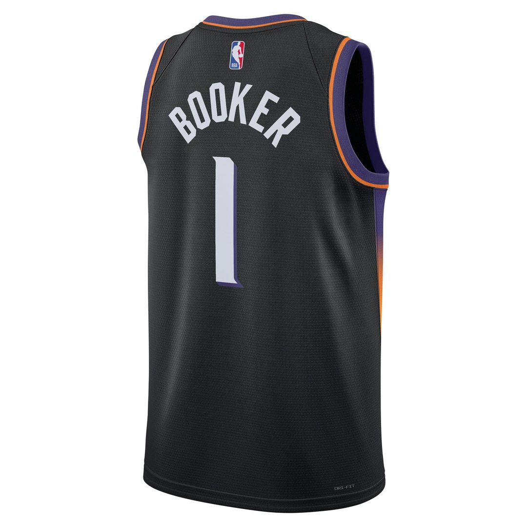 Phoenix Suns Devin Booker Jordan Brand Unisex Swingman Jersey - Statement Edition - Black