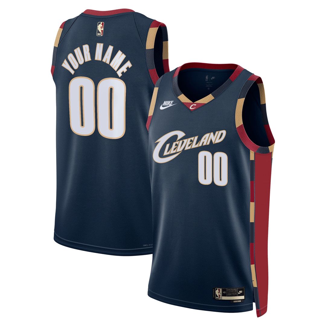Cleveland Cavaliers Nike Unisex Swingman Custom Jersey - Classic Edition - Navy