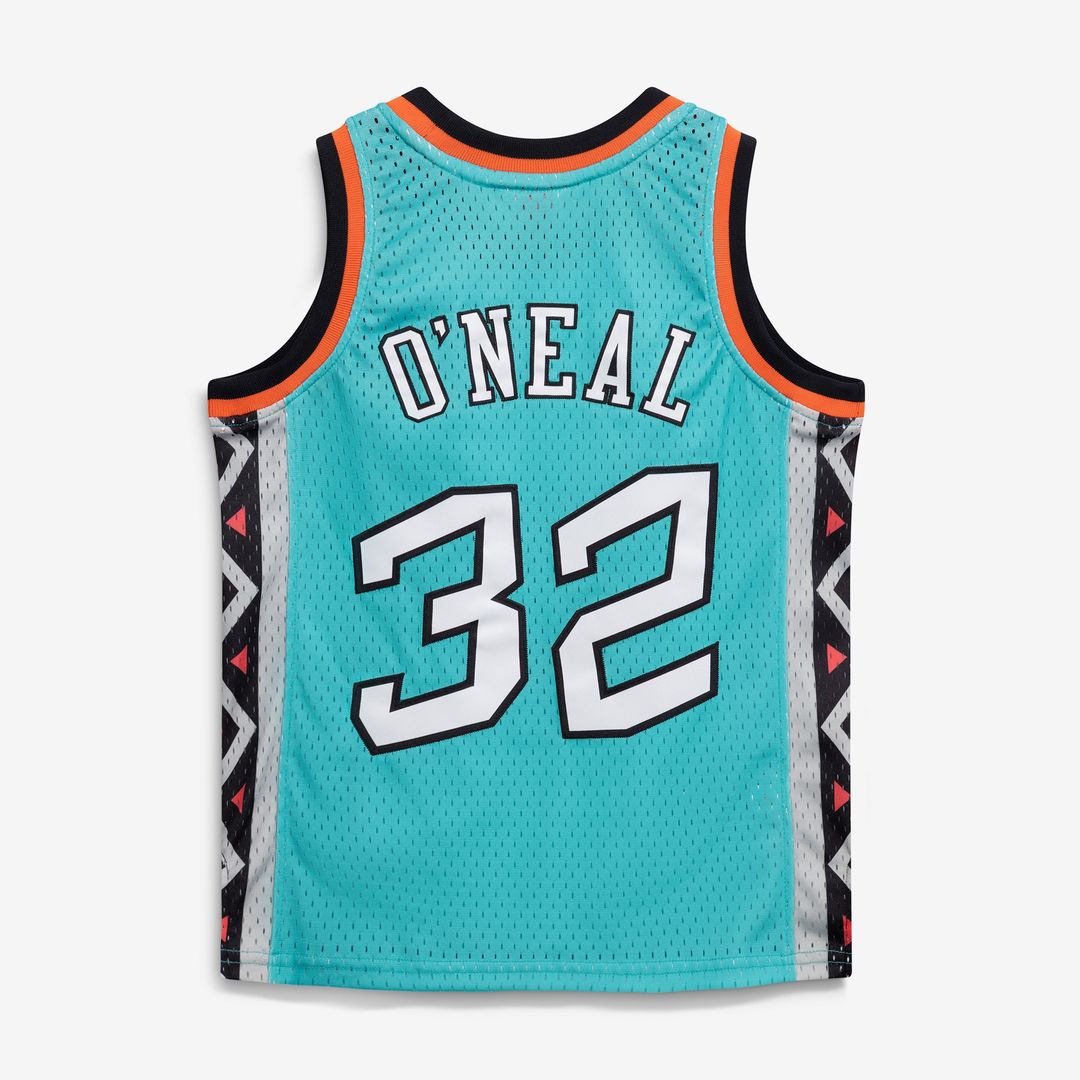 Shaquille O'Neal 1996 NBA All - Star Game Mitchell & Ness Youth Hardwood Classics Swingman Jersey - Teal