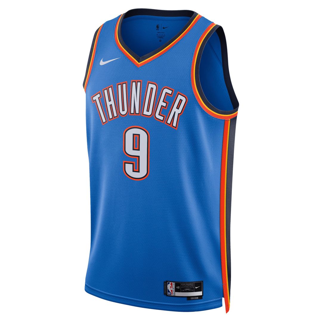 Oklahoma City Thunder Alex Caruso Nike Unisex Swingman Jersey - Icon Edition - Blue