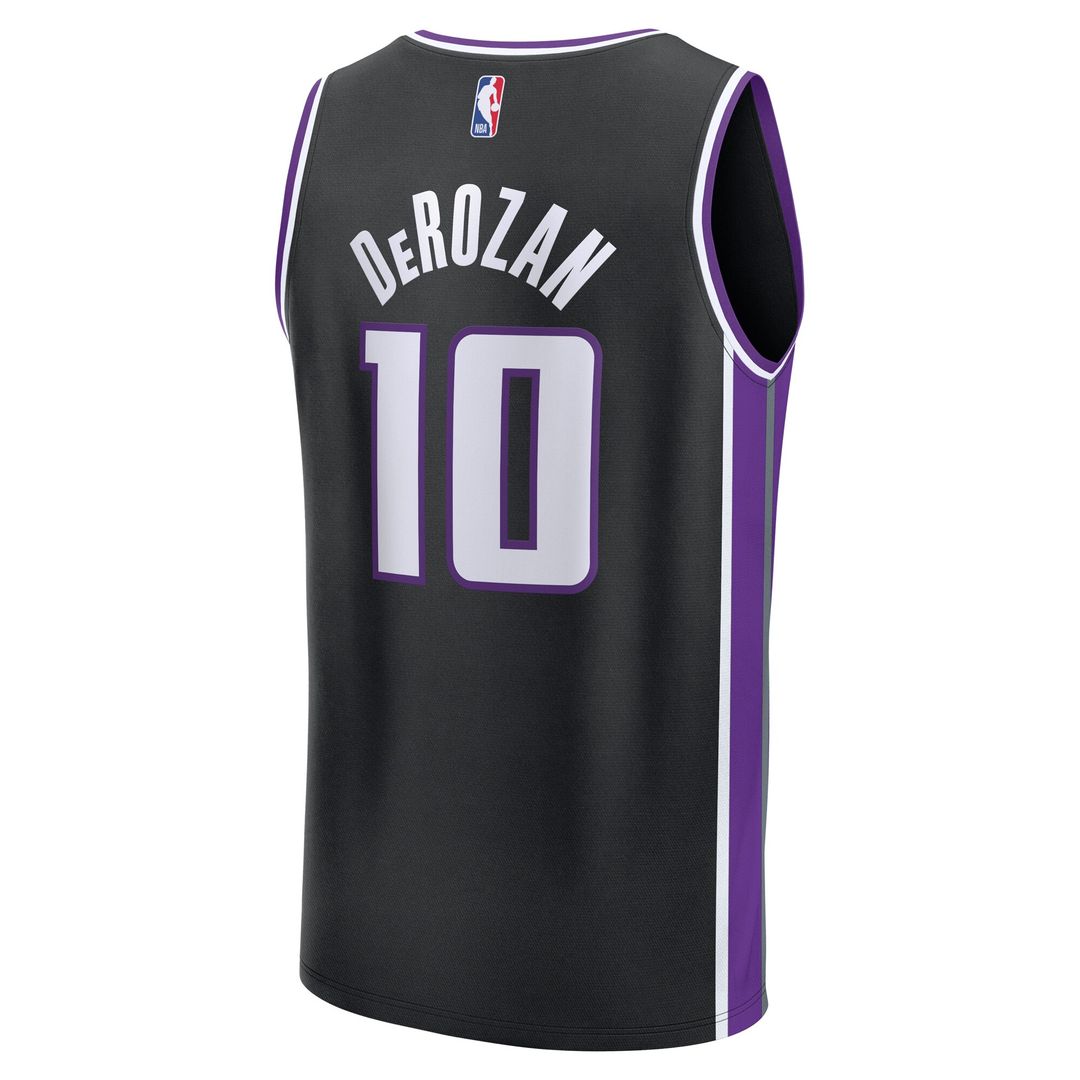 Sacramento Kings DeMar DeRozan Fanatics Youth Fast Break Replica Player Jersey - Icon Edition - Black