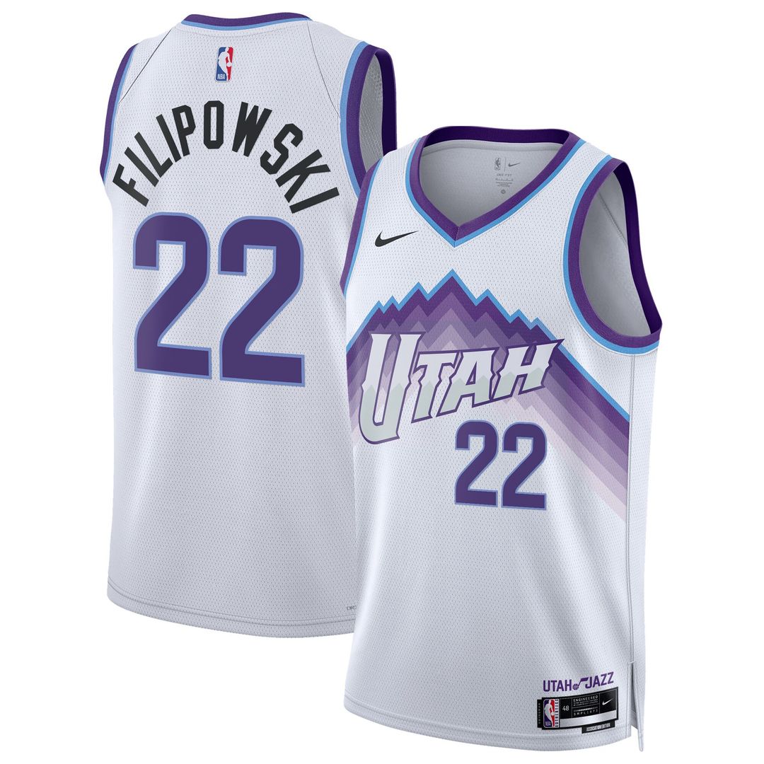 Utah Jazz Kyle Filipowski Nike Unisex Swingman Jersey - Association Edition - White