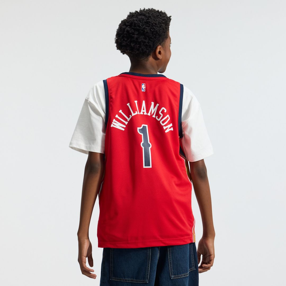 New Orleans Pelicans Zion Williamson Fanatics Youth Fast Break Player Jersey - Statement Edition - Red