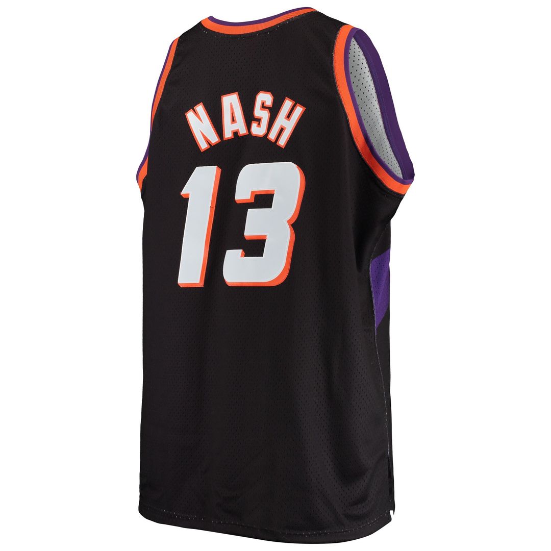 Phoenix Suns Steve Nash Mitchell & Ness Big & Tall Hardwood Classics 1996/97 Swingman Jersey - White