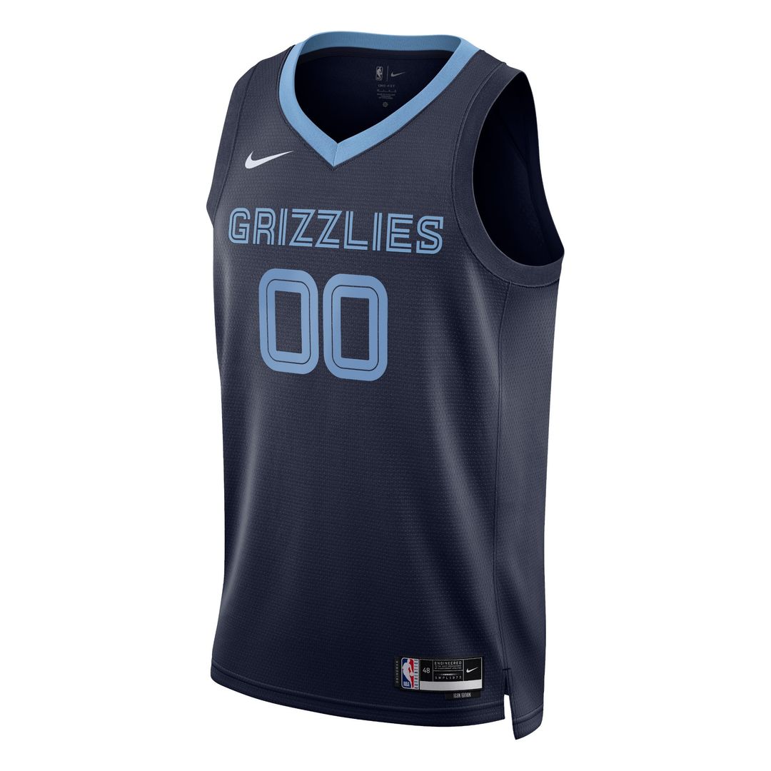 Memphis Grizzlies Nike Unisex Swingman Custom Jersey - Navy - Icon Edition