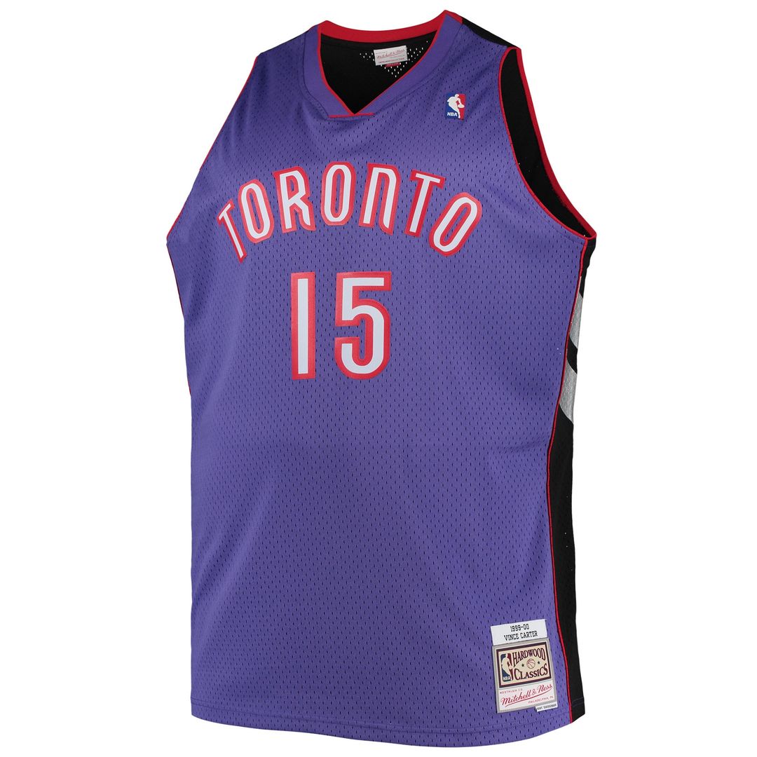 Toronto Raptors Vince Carter Mitchell & Ness Big & Tall 1999/00 Hardwood Classics Swingman Jersey - Purple