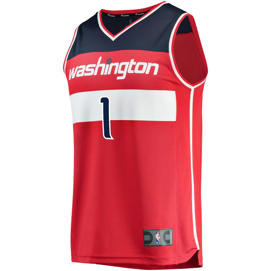 Washington Wizards Johnny Davis Fanatics Youth Fast Break Replica Jersey - Icon Edition - Red