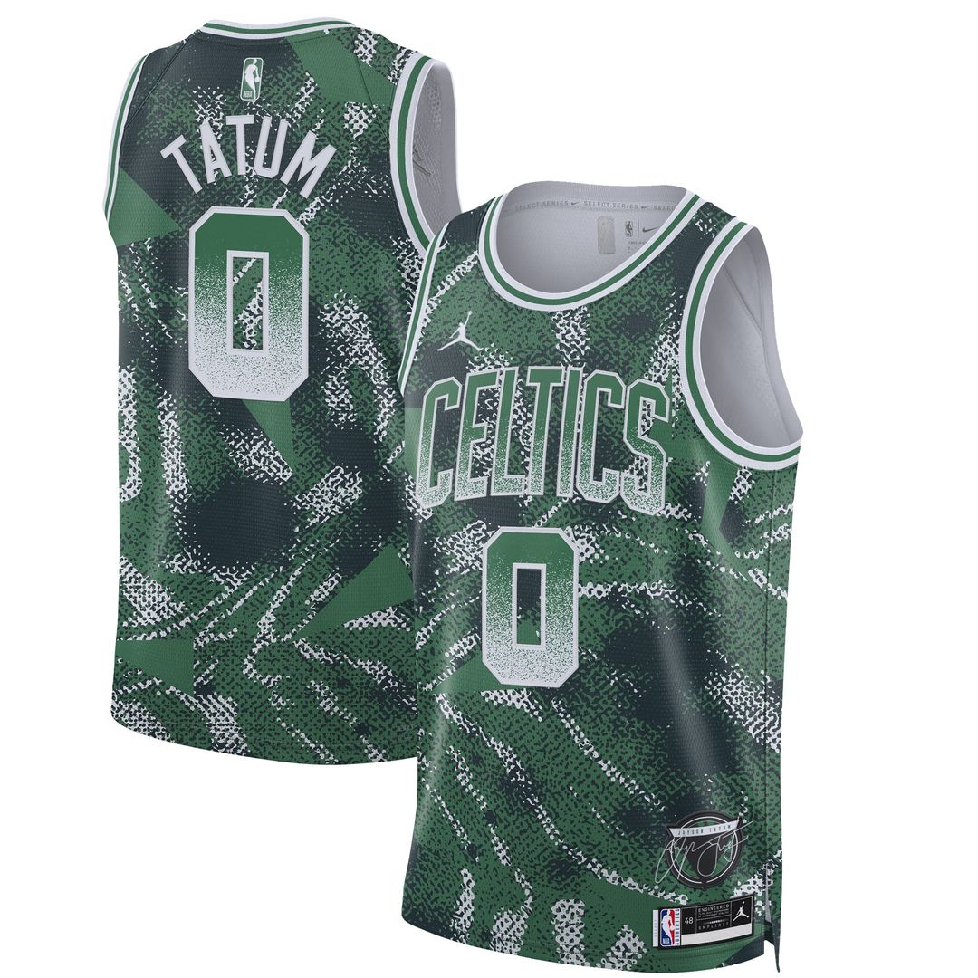 Boston Celtics Jayson Tatum Nike Unisex 2025 Select Series Swingman Player Jersey - Green
