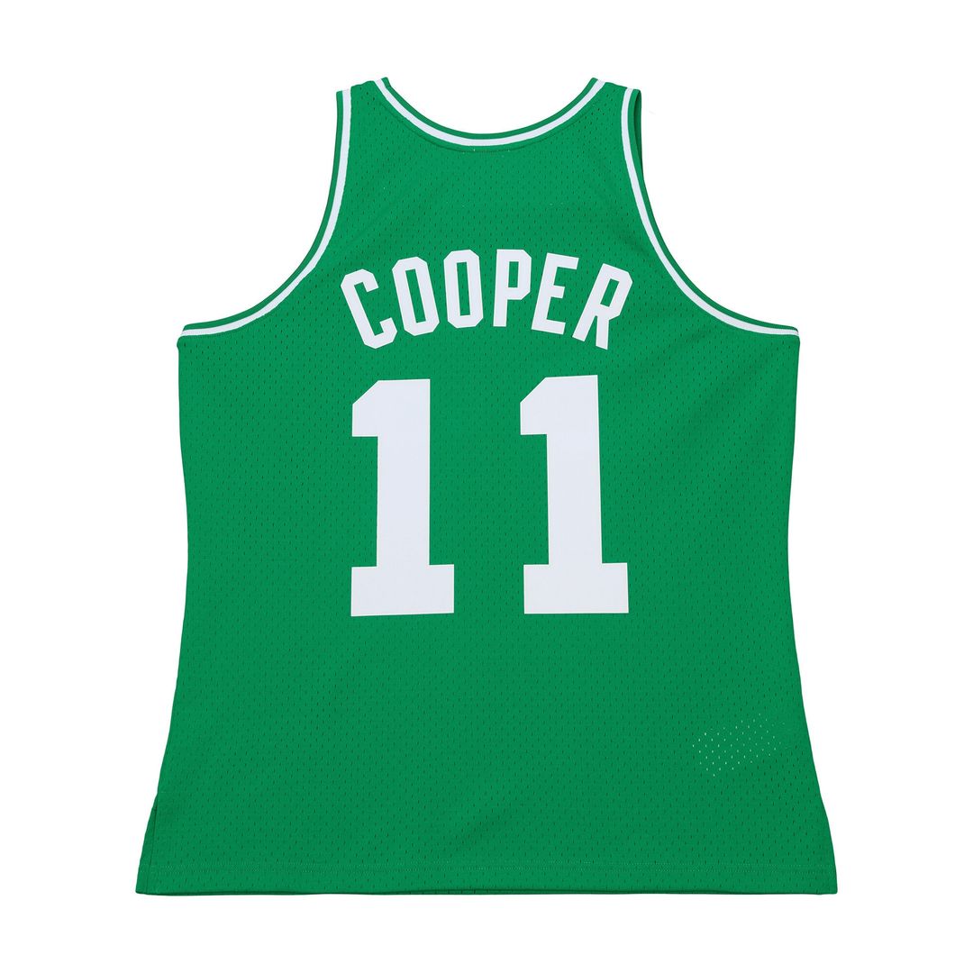 Boston Celtics Chuck Cooper Mitchell & Ness 1950 - 51 Pioneers Swingman Jersey - Kelly Green