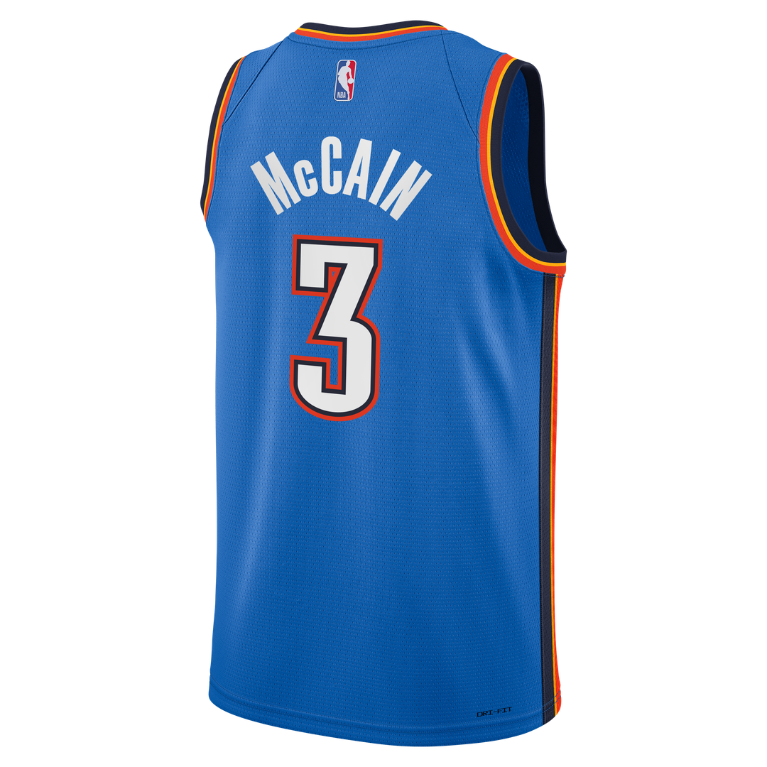 Oklahoma City Thunder Jared McCain Nike Youth Swingman Jersey - Icon Edition - Blue