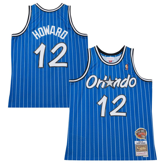Orlando Magic Dwight Howard 2004/05 Hardwood Classics Hall of Fame Swingman Jersey - Blue