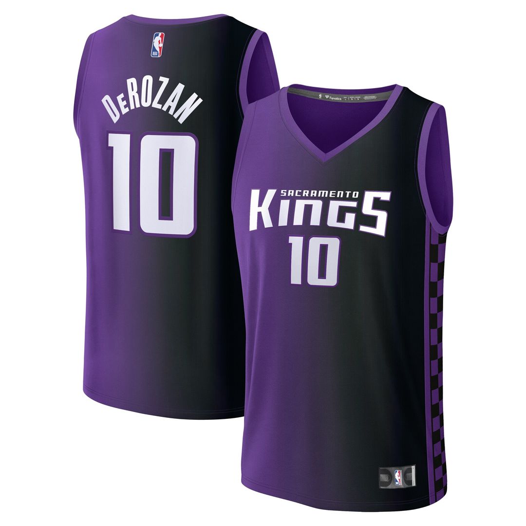 Sacramento Kings DeMar DeRozan Fanatics Fast Break Replica Jersey - Statement Edition - Purple