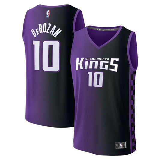 Sacramento Kings DeMar DeRozan Fanatics Fast Break Replica Jersey - Statement Edition - Purple