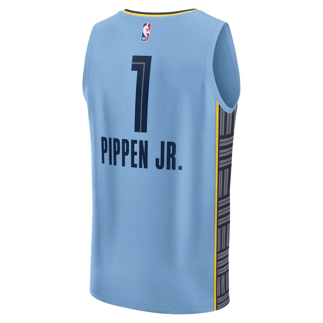 Memphis Grizzlies Scotty Pippen Jr. Fanatics Fast Break Replica Player Jersey - Statement Edition - Light Blue