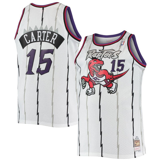 Toronto Raptors Vince Carter Mitchell & Ness 1998/99 Big & Tall Hardwood Classics Swingman Jersey - White