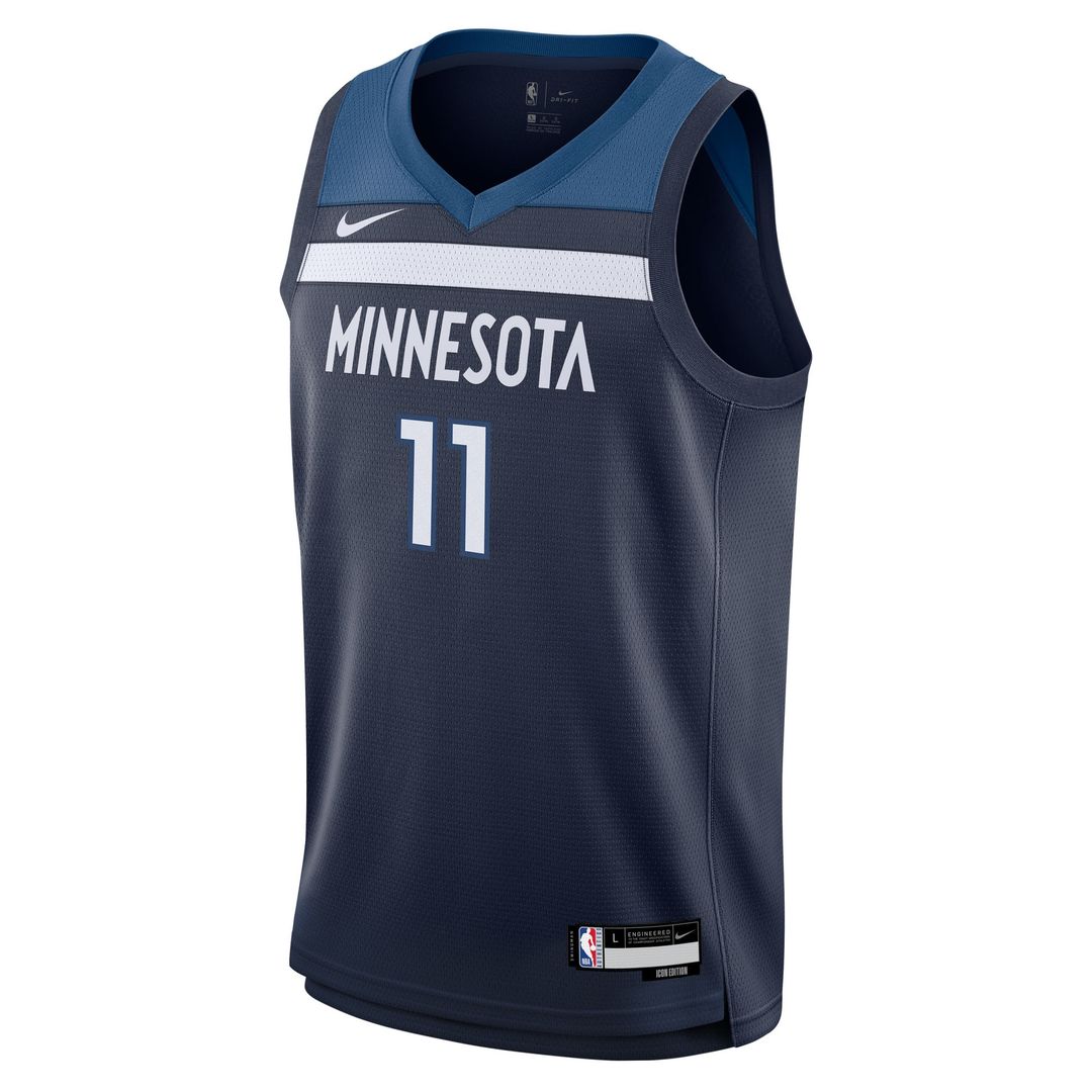 Minnesota Timberwolves Naz Reid Nike Youth Swingman Jersey - Icon Edition - Navy