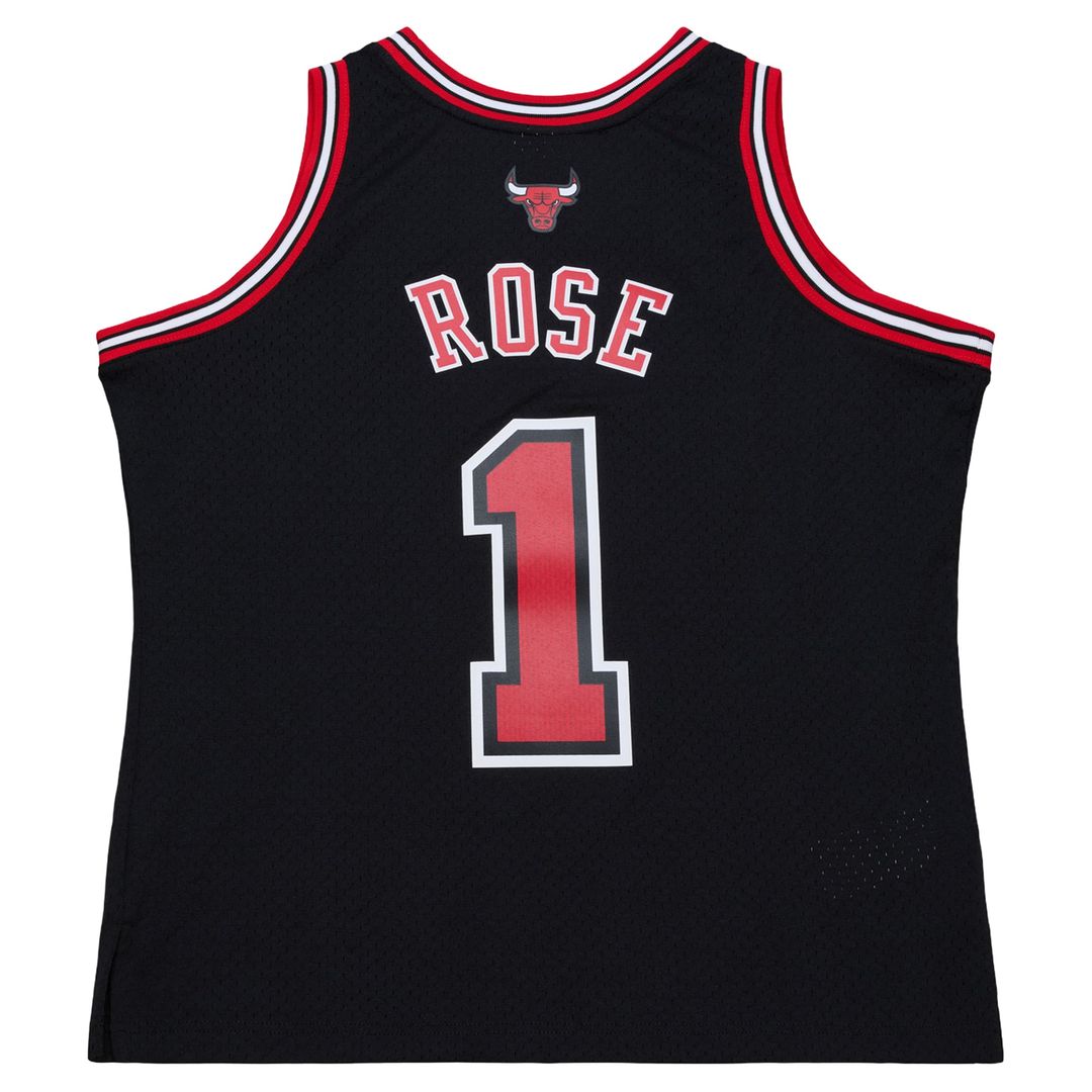 Chicago Bulls Derrick Rose Mitchell & Ness Big & Tall 2010/11 Swingman Jersey - Black