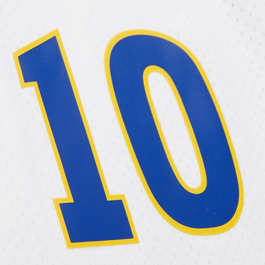 Golden State Warriors Tim Hardaway Mitchell & Ness Hardwood Classics 1990/91 Swingman Jersey - White