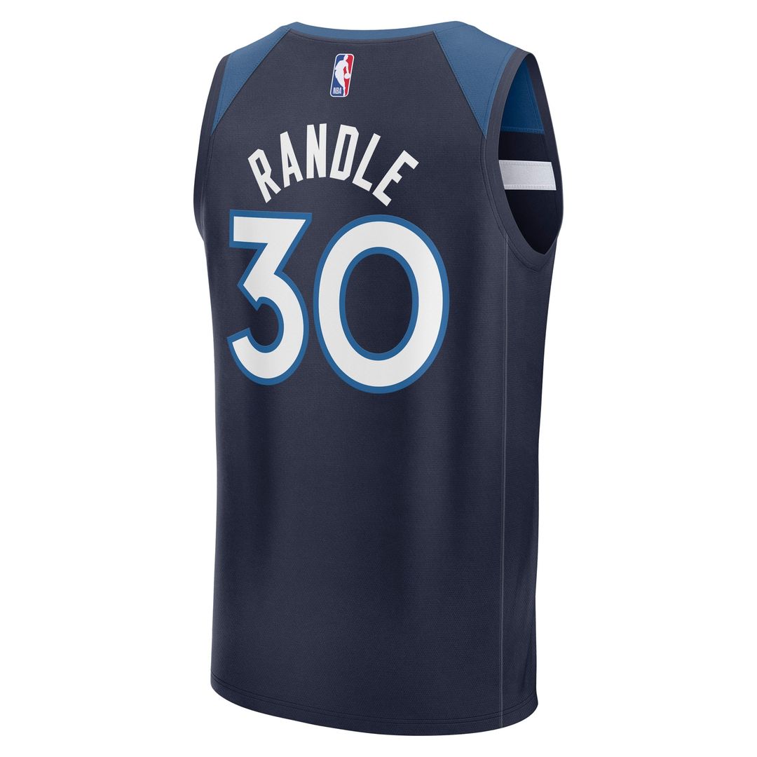 Minnesota Timberwolves Julius Randle Fanatics Fast Break Replica Player Jersey - Icon Edition - Navy