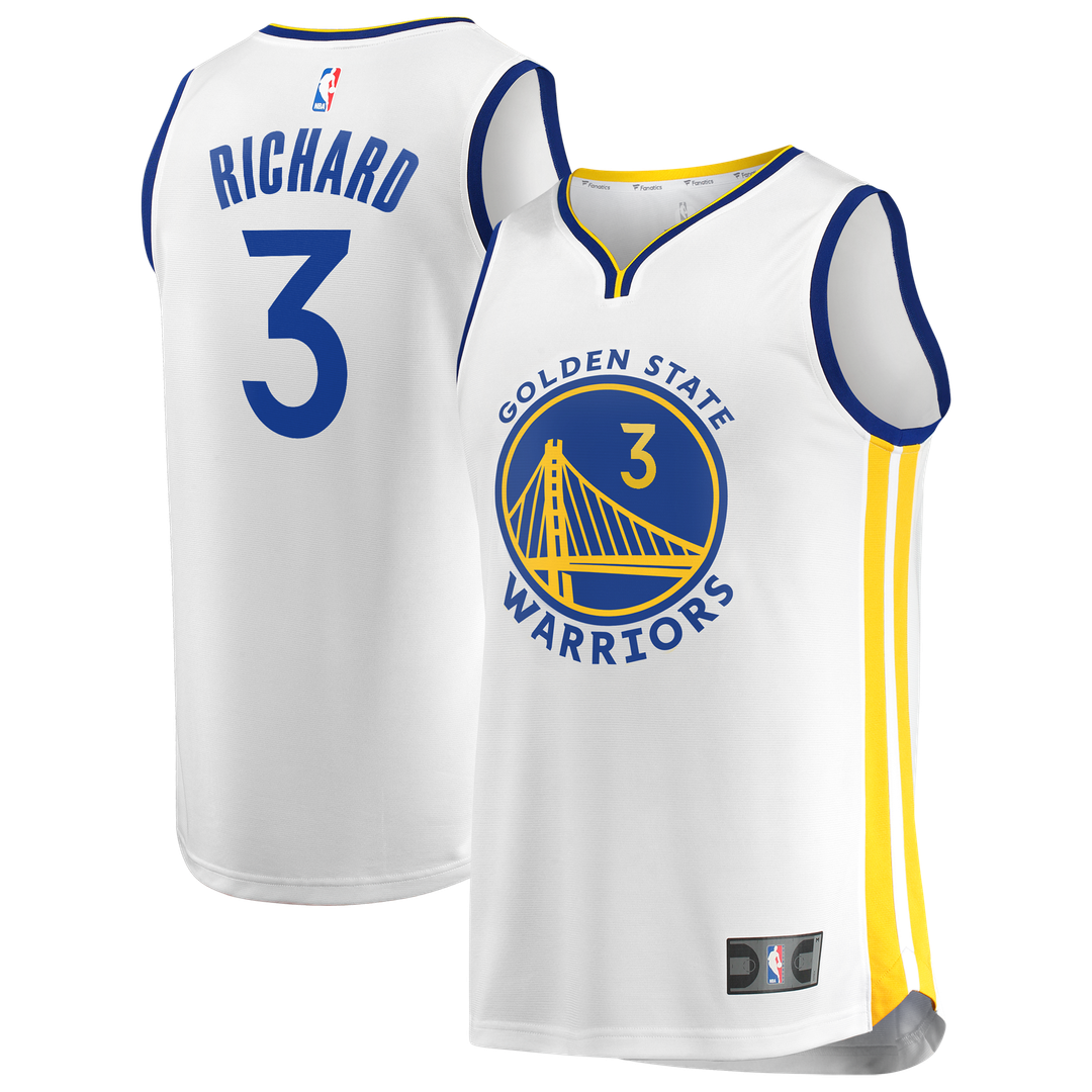 Golden State Warriors Will Richard Fanatics Fast Break Replica Jersey - White - Association Edition