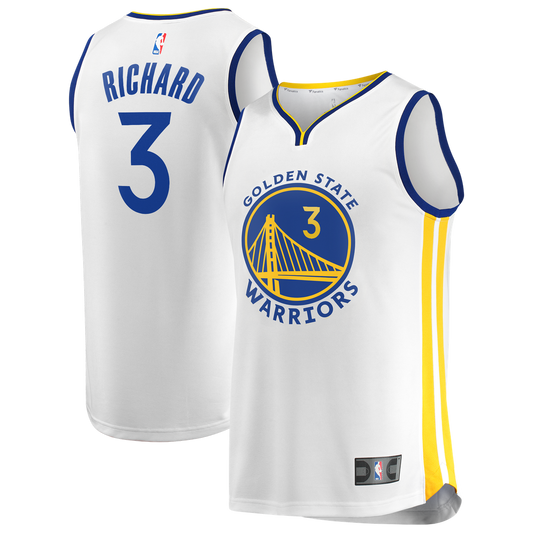 Golden State Warriors Will Richard Fanatics Fast Break Replica Jersey - White - Association Edition