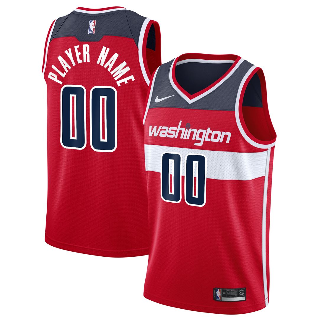 Washington Wizards Nike 2020/21 Swingman Custom Jersey - Association Edition - White