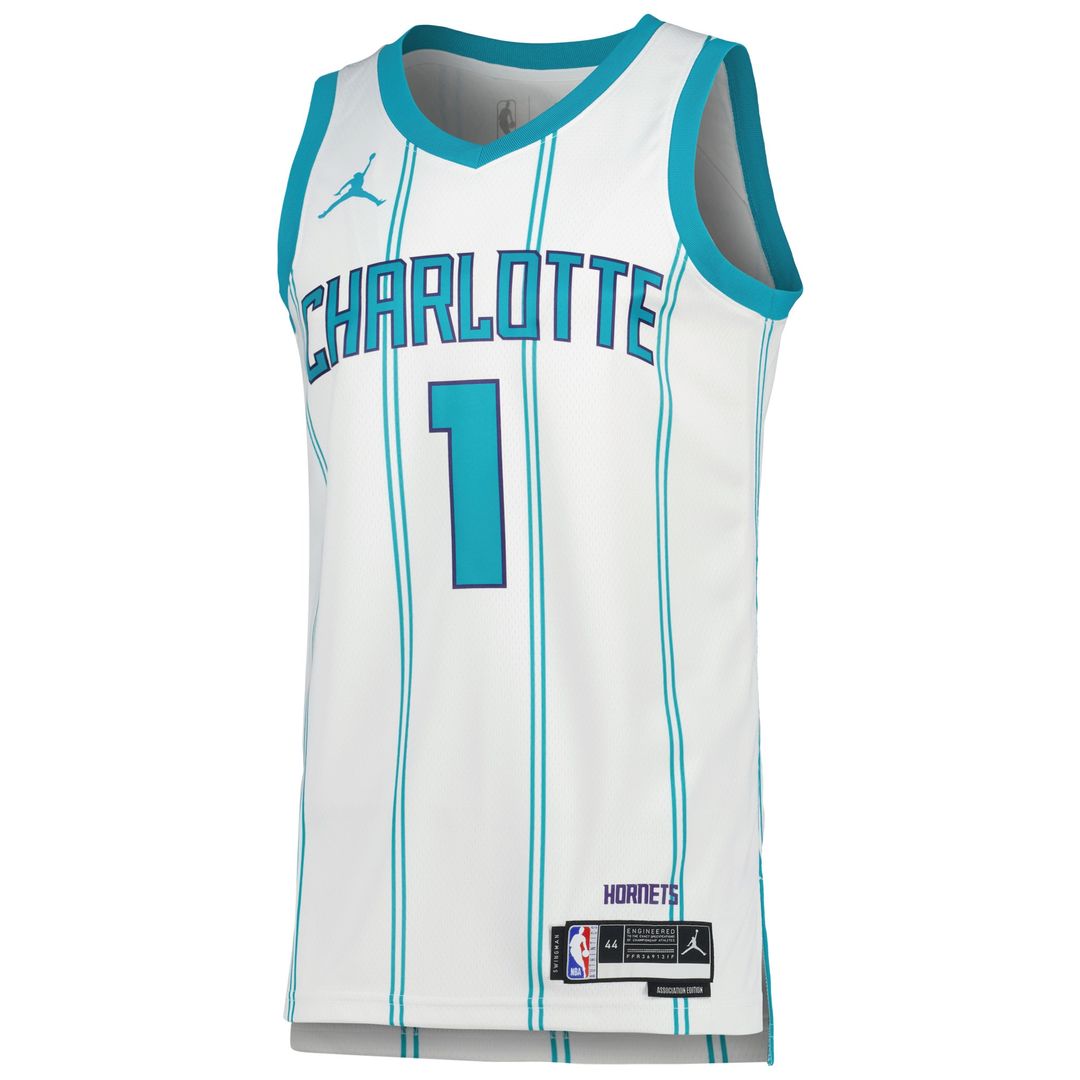 Charlotte Hornets LaMelo Ball Jordan Brand Unisex Swingman Jersey - Association Edition - White