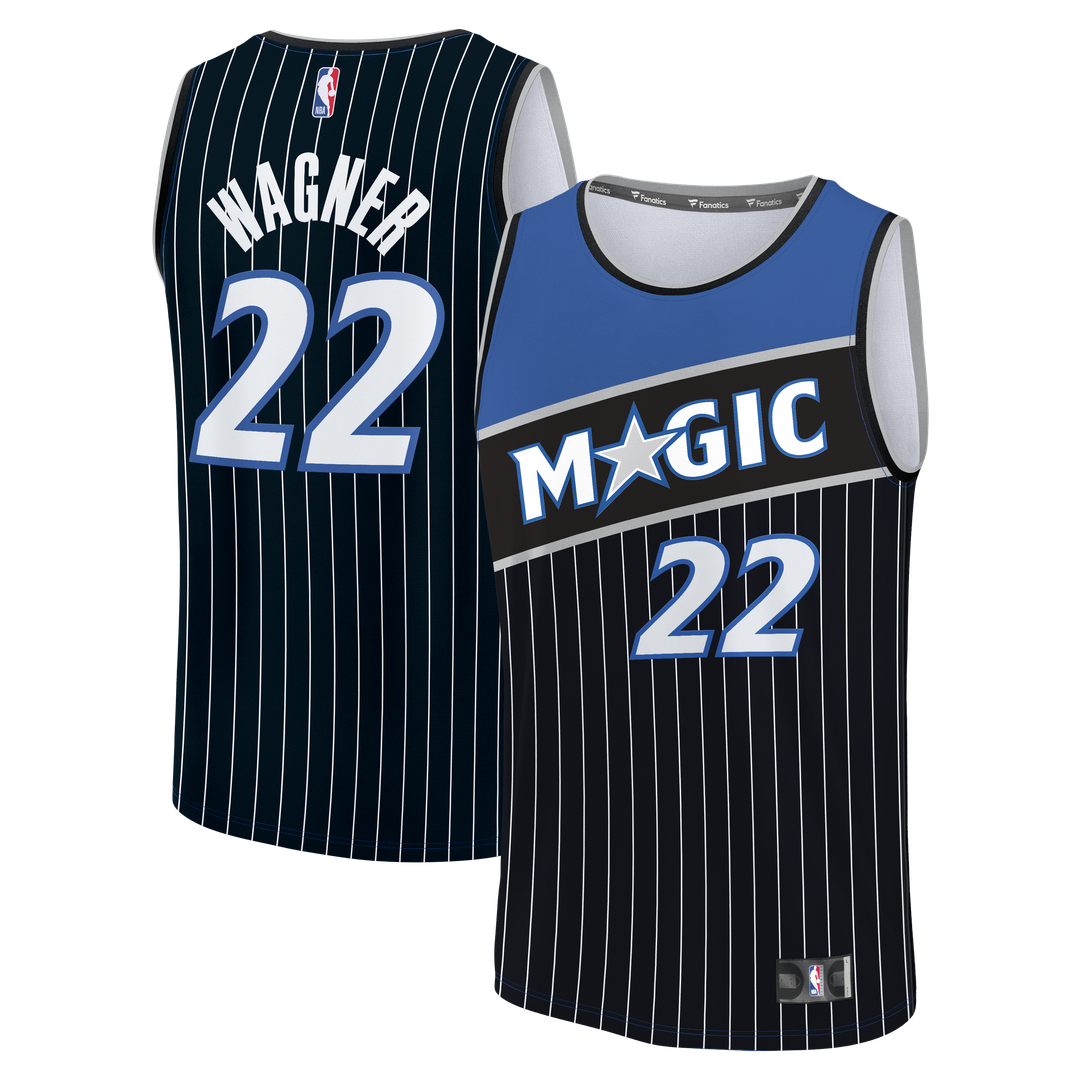 Orlando Magic Franz Wagner Fanatics Youth Fast Break Jersey - Statement Edition - Black