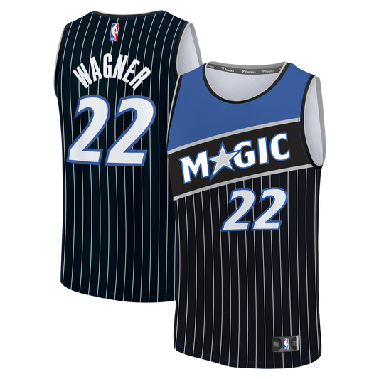 Orlando Magic Franz Wagner Fanatics Youth Fast Break Jersey - Statement Edition - Black