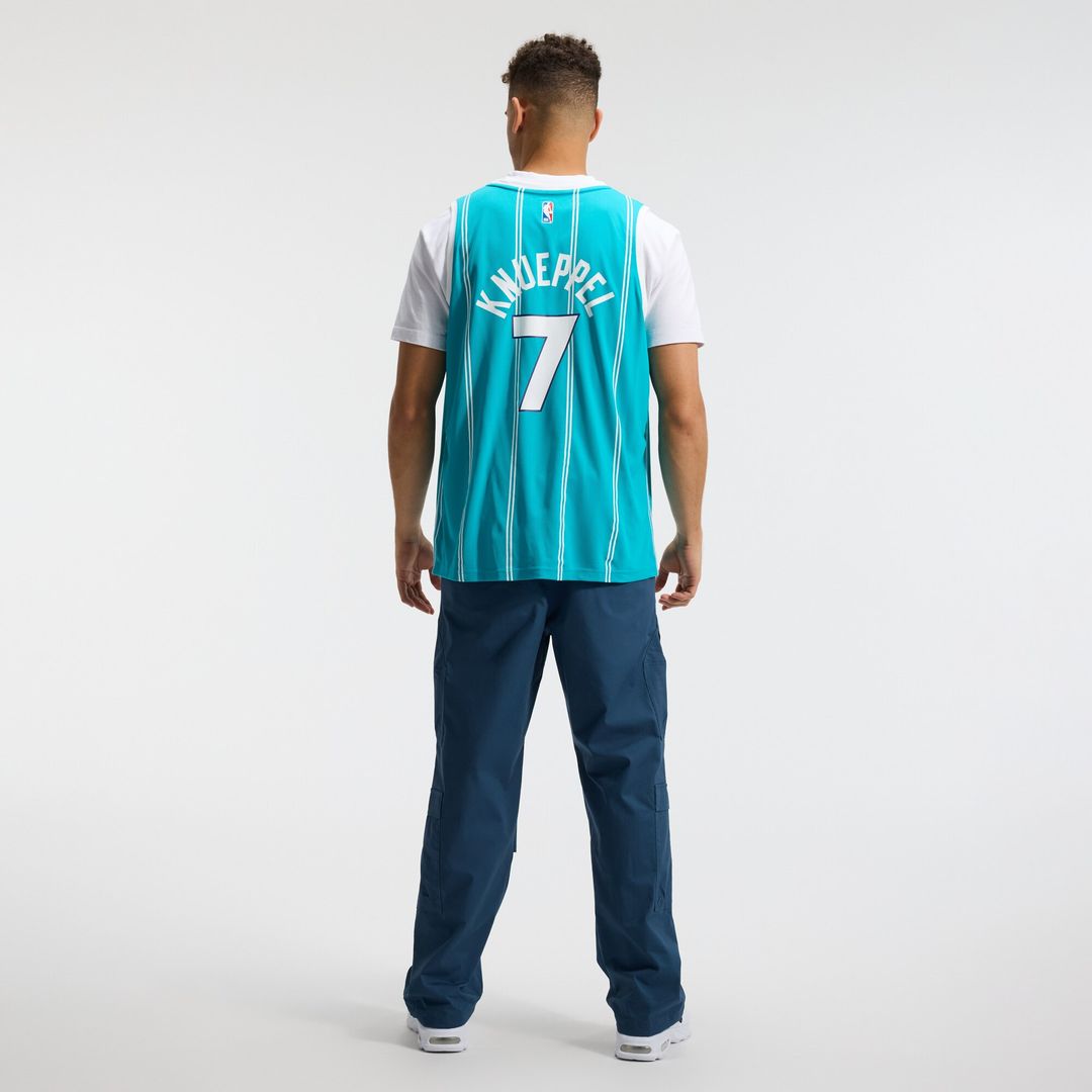 Charlotte Hornets Kon Knueppel Fanatics 2025 NBA Draft First Round Pick Fast Break Replica Jersey - Icon Edition - Teal