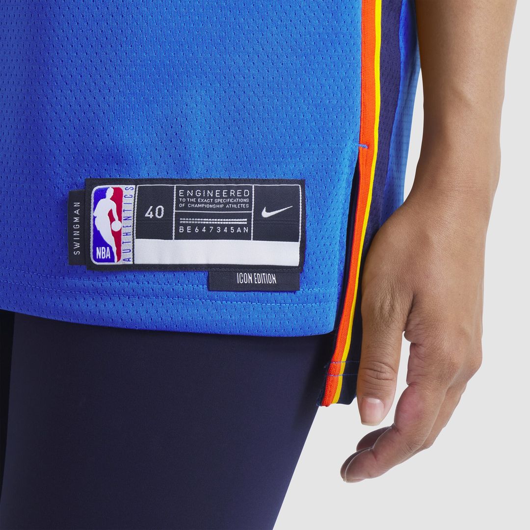 Oklahoma City Thunder Chet Holmgren Nike Unisex 2022 NBA Draft First Round Pick Player Swingman Jersey - Icon Edition - Blue
